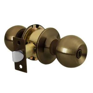 Hermex Cerradura esfera cilíndrico, baño, antiguo, blíster, Basic