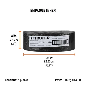Truper 1 banda de lija 3 x 21