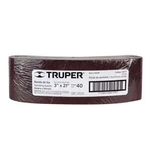 Truper 1 banda de lija 3 x 21