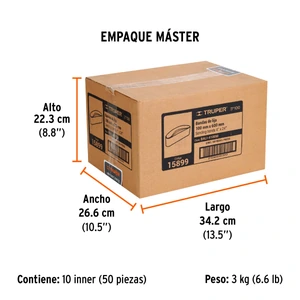 Truper 1 banda de lija 4 x 24