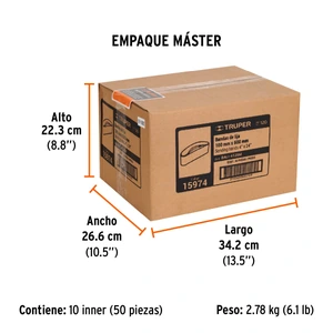 Truper 1 banda de lija 4 x 24