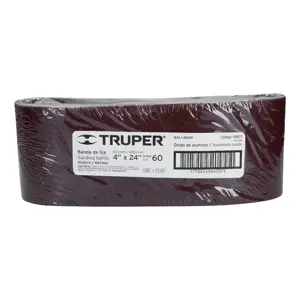15877 / BALI-460M Truper 1 banda de lija 4 x 24