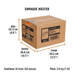 Truper 1 banda de lija 4 x 24