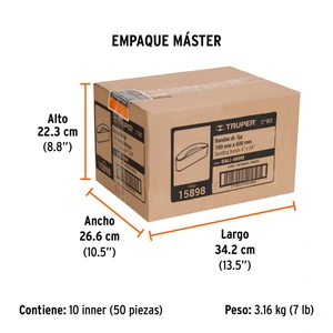 Truper 1 banda de lija 4 x 24