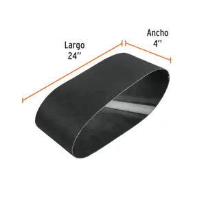 Truper 1 banda de lija 4 x 24