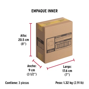 Hermex Cerradura tipo esfera, tubular, recámara, antiguo, Basic