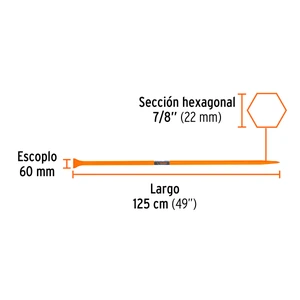 Barreta de punta de 7/8