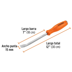 Barra de palanca de 12