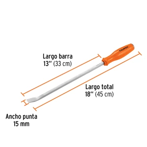 Barra de palanca de 18