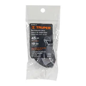 12338 / BARBO-B Truper Barboquejo con barbilla para casco de seguridad industrial