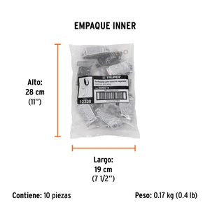 Truper Barboquejo con barbilla para casco de seguridad industrial
