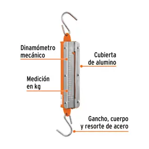 Báscula capacidad 100 kg romana de resorte, Truper