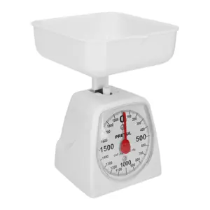 29971 / BAS-2CP Báscula mecánica para cocina 2 Kg, Pretul