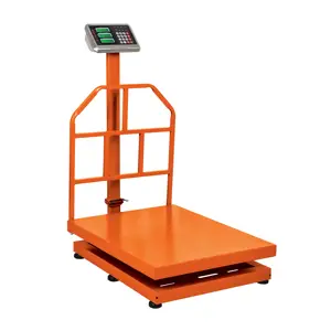 15733 / BAS-500PLA Báscula electrónica de plataforma, plegable, 500 kg, Truper