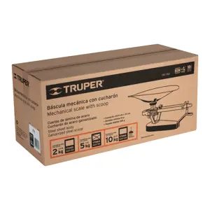 17083 / BAS-5M Báscula capacidad 5 kg mecánica con cucharón, Truper