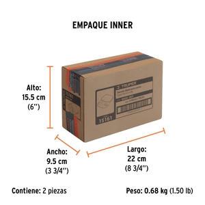 Báscula digital para cocina, plato de ABS, 5 kg, Truper