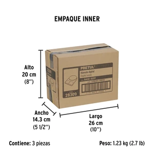 Báscula digital para cocina, plato de poliprop, 5 kg, Pretul