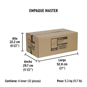 Báscula digital para cocina, plato de poliprop, 5 kg, Pretul