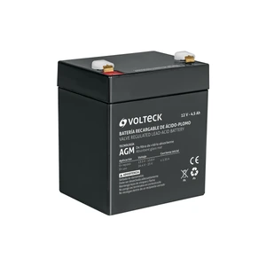45338 / BAT-1245 Batería sellada de ácido-plomo 12 Vcc 4.5 Ah, VOLTECK