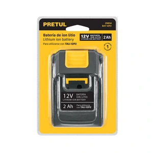 Batería ion litio, 12V, 2 Ah, PRETUL