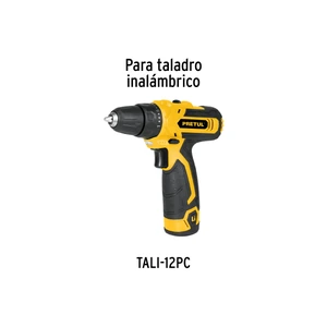 Batería ion litio, 12V, para taladro TALI-12PC, PRETUL