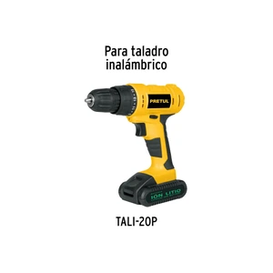 Batería ion litio, 20V, para taladro TALI-20P, PRETUL