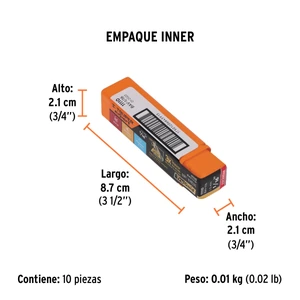 Broca HSS 1/16