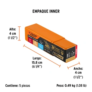 Broca HSS 1/2