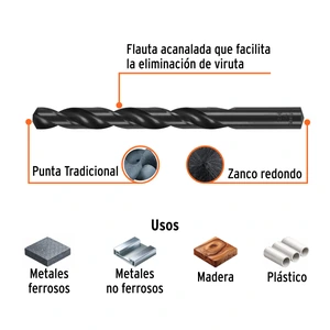 Broca HSS 1/2
