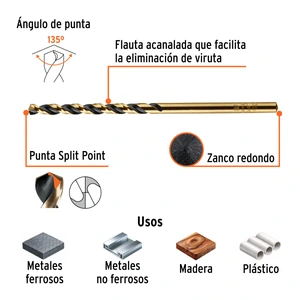 Broca HSS 1/8
