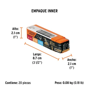 Broca HSS 1/8