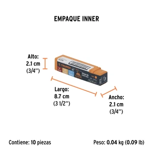 Broca HSS 1/8