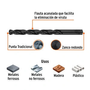 Broca HSS 23/64