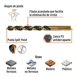 Broca HSS 25/64