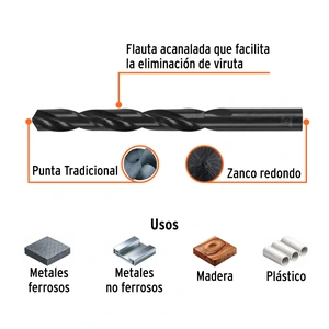 Broca HSS 5/8