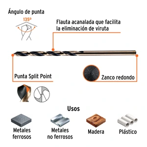 Broca HSS 7/64