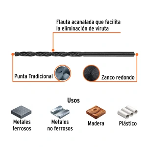 Broca HSS 7/64