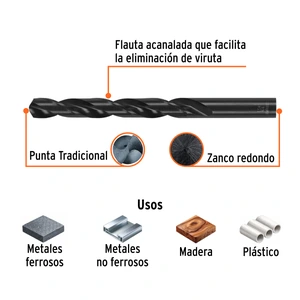 Broca HSS 9/16