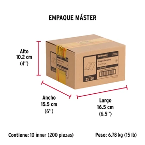 Hermex Bisagra cuadrada 2
