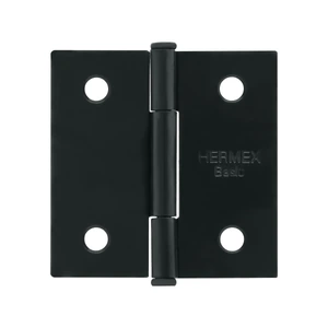 27132 / BC-206PP Hermex Bisagra cuadrada 2', negro mate, cabeza plana, Basic