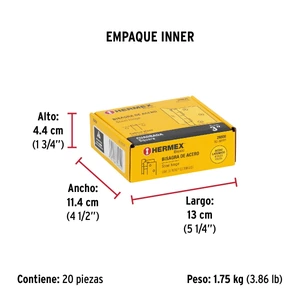 Bisagra cuadrada 3