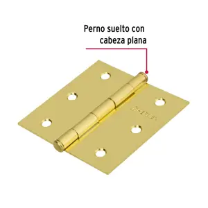 Bolsa c/2 bisagras cuadradas 3