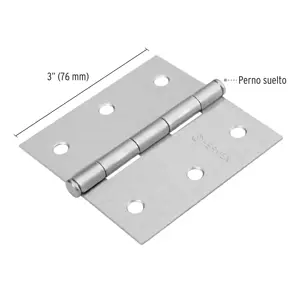 23687 / BC-303PP Hermex Bisagra cuadrada 3
