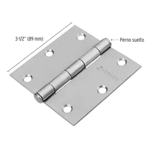 Bisagra cuadrada 3-1/2
