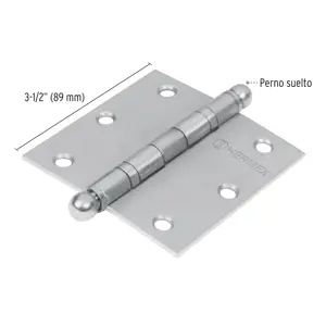 Bisagra cuadrada 3-1/2