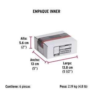 Bolsa c/2 bisagras cuadradas 3-1/2