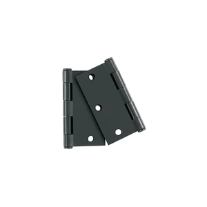 49604 / BC-356PB Bolsa c/2 bisagras cuadradas 3-1/2' acero negro, plana