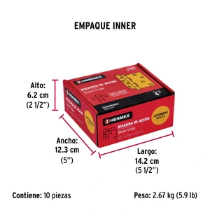 Bisagra cuadrada 4