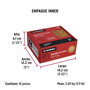 Bisagra cuadrada 4