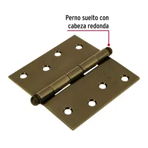 Bisagra cuadrada 4